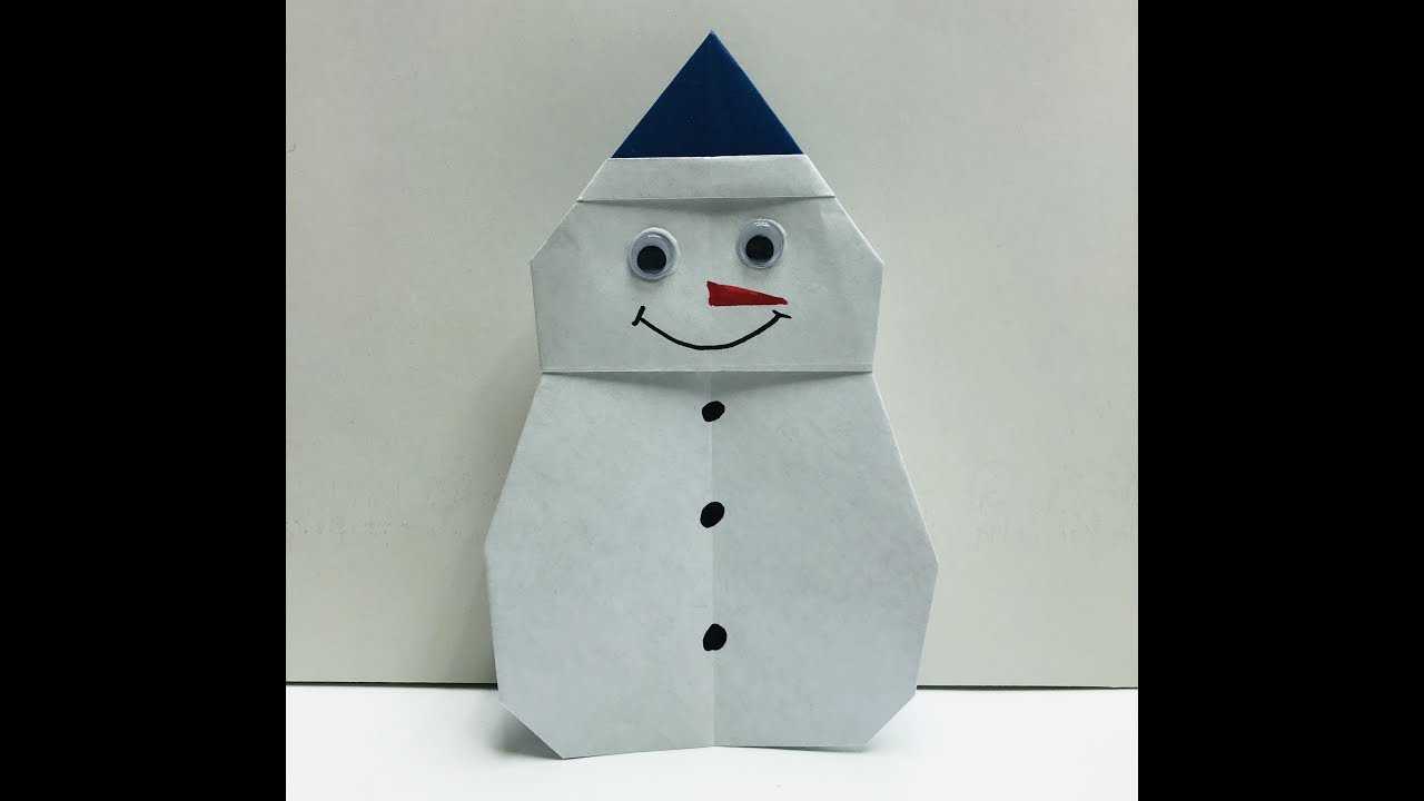 Модульное оригами снеговик | dodim