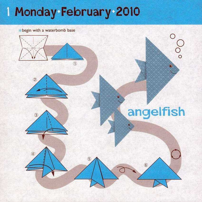 Оригами рыбка: подводная красавицы своими руками. оригами-кит, золотая рыбка. схемы для складывания разных рыбок оригами