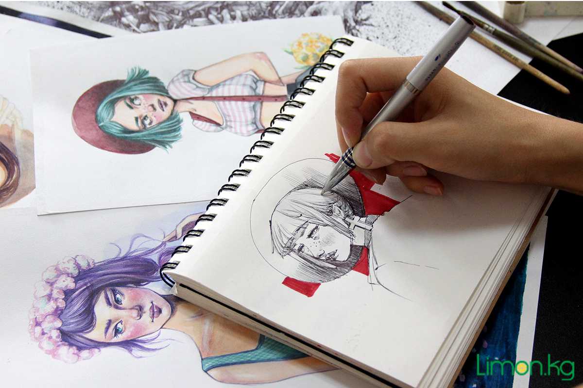 Очень лёгкие и красивые рисунки аниме для срисовки карандашом для начинающих