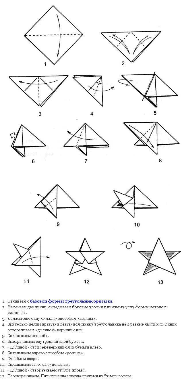 Звезда оригами из бумаги (объемная): схема сборки. как сделать звезду из бумаги оригами (40 фото)