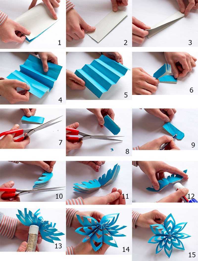 Объемные снежинки из бумаги своими руками: пошаговая инструкция, фото. как сделать объемную снежинку 3d на новый год из бумаги?