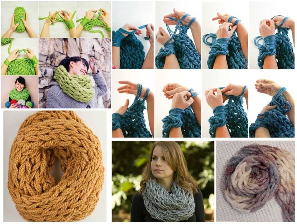 16 моделей ажурных шарфиков для женщин