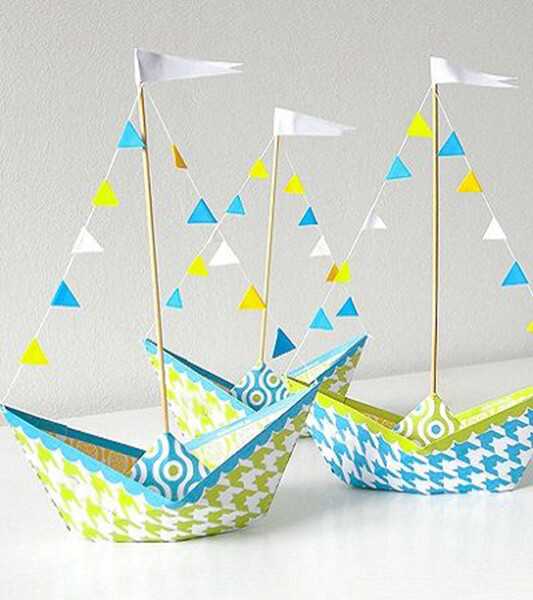Кораблик в море Красивый кораблик-оригами своими руками Схемы и урок для создания кораблика-оригами своими руками