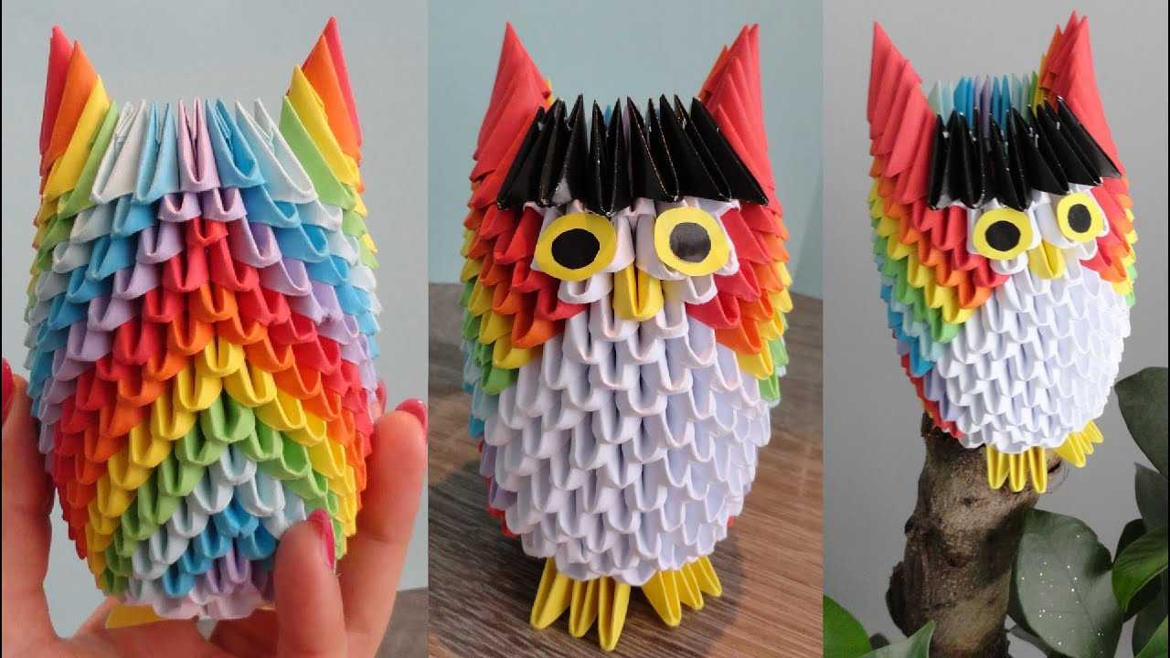 Оригами сова: 4 простых способа для детей