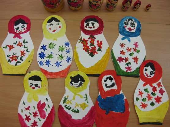 Интегрированное занятие по рисованию «русская матрешка» для детей средней группы. воспитателям детских садов, школьным учителям и педагогам - маам.ру