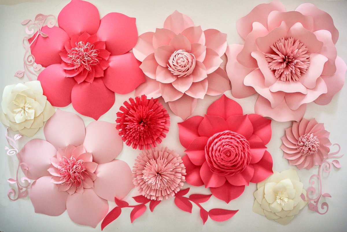 Цветы из бумаги своими руками: 150 фото и видео мастер-класс изготовления красивых цветочных поделок