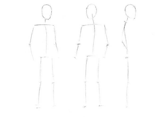 Как нарисовать набросок человека: 5 простых шагов