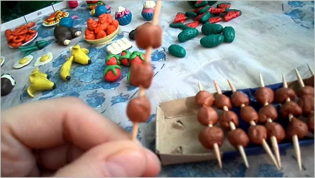 Как сделать еду для кукол из пластилина: пошаговые мастер-классы с фото