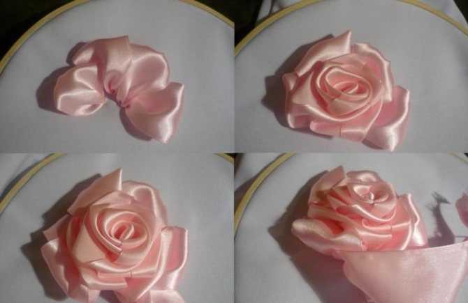 Вышивка лентами розы для начинающих рукодельниц с подробным описанием создания изделия с фото и видео