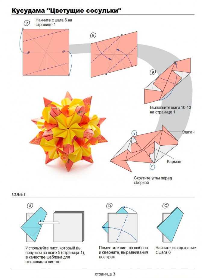Как сделать простое модульное оригами? схема сборки модулей, крепление модулей между собой. пошаговая инструкция модульного оригами для начинающих