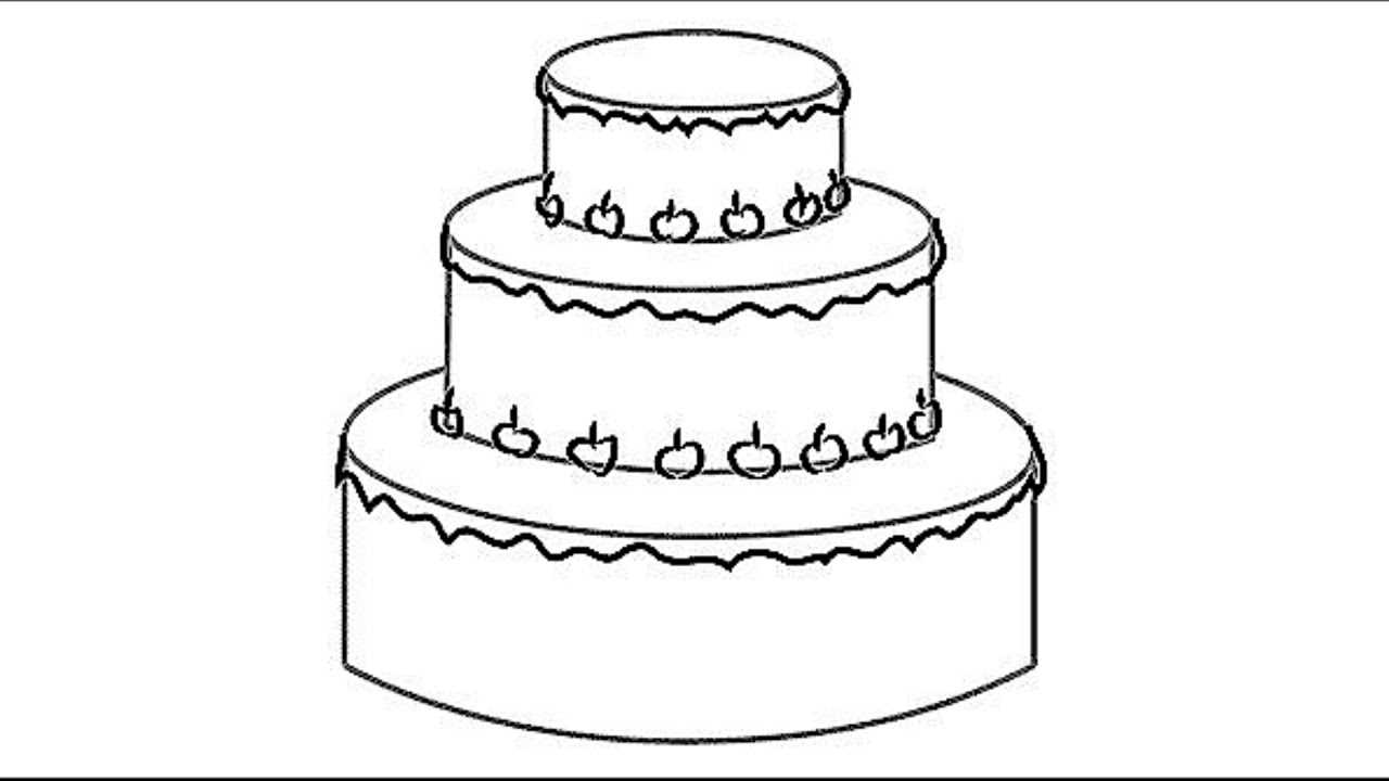 Как нарисовать торт поэтапно — простая инструкция для начинающих