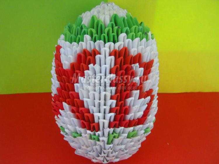 Мастер-класс поделка изделие пасха оригами китайское модульное пасхальное яйцо+ мк бумага