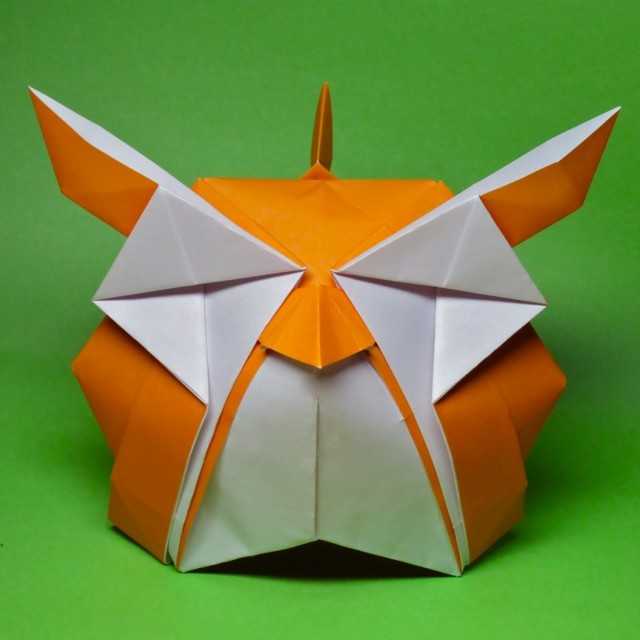 Нарядная сова. модульное оригами. | страна мастеров