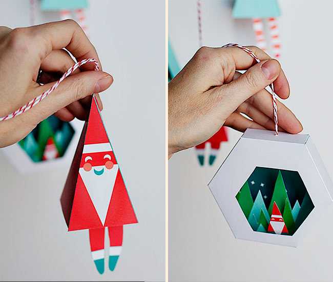 Делаем новогодние игрушки-оригами из бумаги: мастер-классы