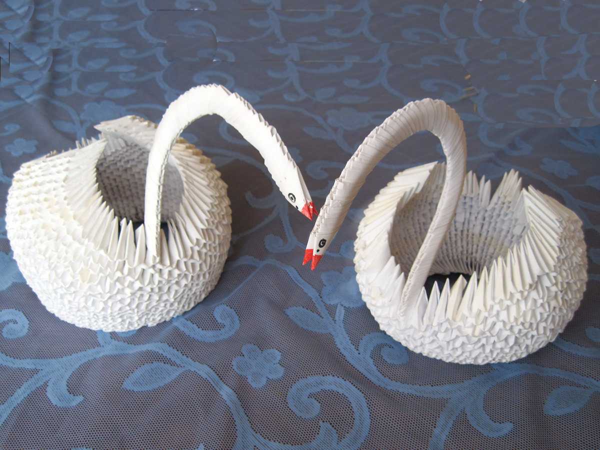 Поделка лебедь - пошаговое описание изготовления красивого и оригинального лебедя (80 фото)