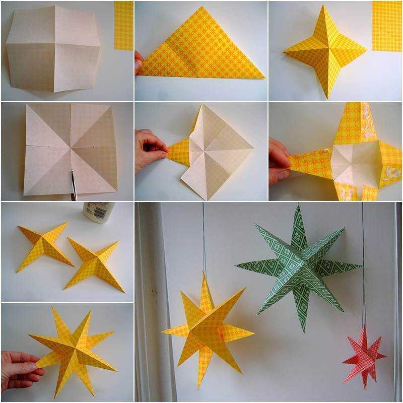 Оригами звезды в пошаговых фото и видео мастер-классах