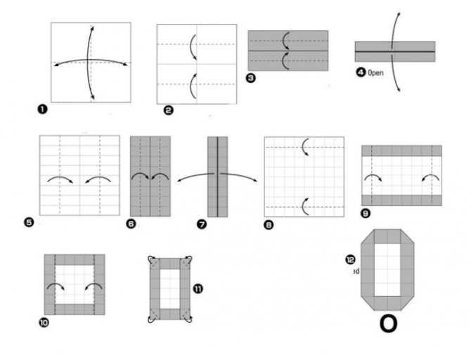 Модульное оригами «павлин»