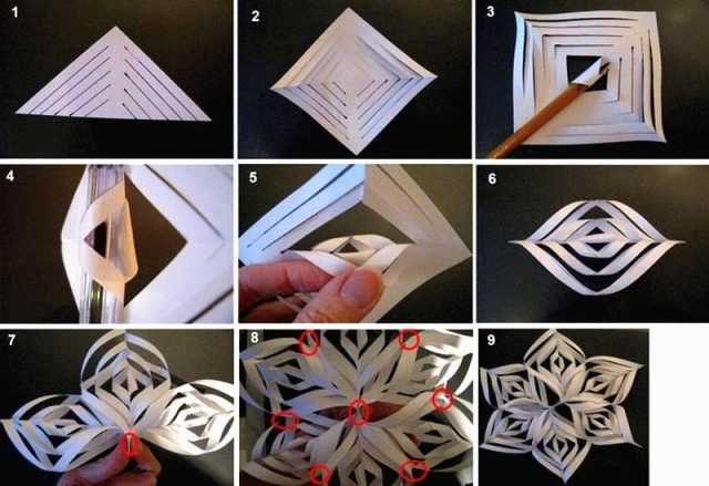 Красивые объемные снежинки из бумаги: вырезание, квиллинг и модульное оригами. схемы и пошаговая инструкция