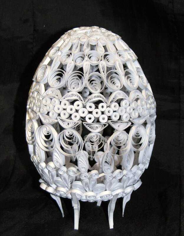 Декоративное яйцо (папье-маше) и лоточки для яиц | страна мастеров