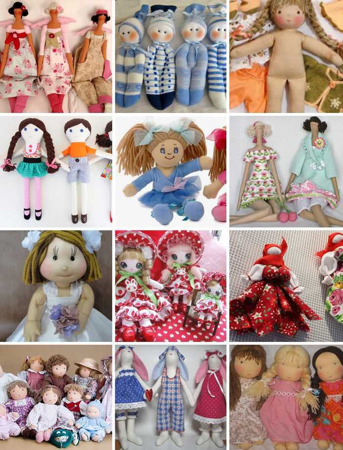 Коллекция статей о том как сделать куклы своими руками из подручных материалов пошаговые инструкции изготовления с фото примерами