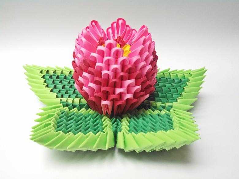 Модульное оригами «львенок». схема сборки. пошагово с фото