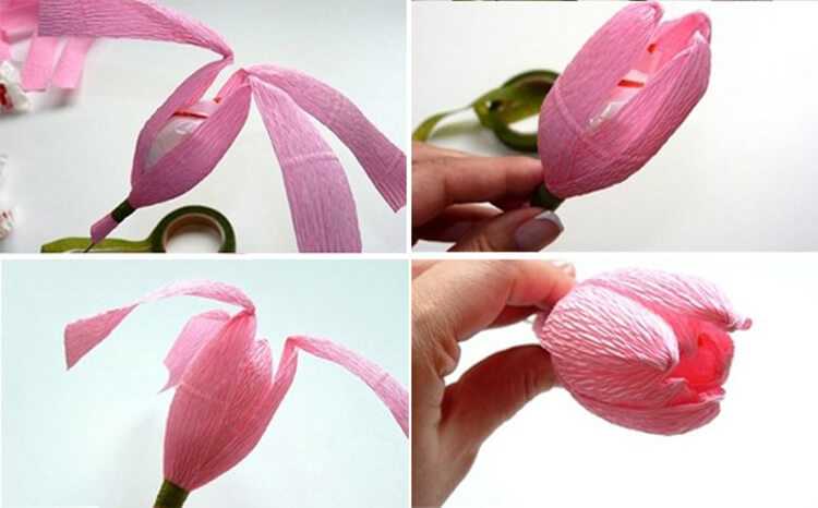 Тюльпаны своими руками: 100 фото идей и описание этапов как сделать цветок