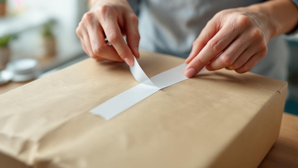 Белая полипропиленовая лента 12 мм для канцелярских нужд