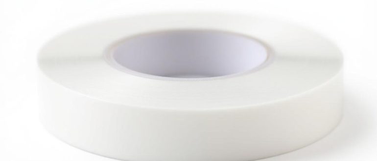 Белая полипропиленовая лента 12 мм для канцелярских нужд