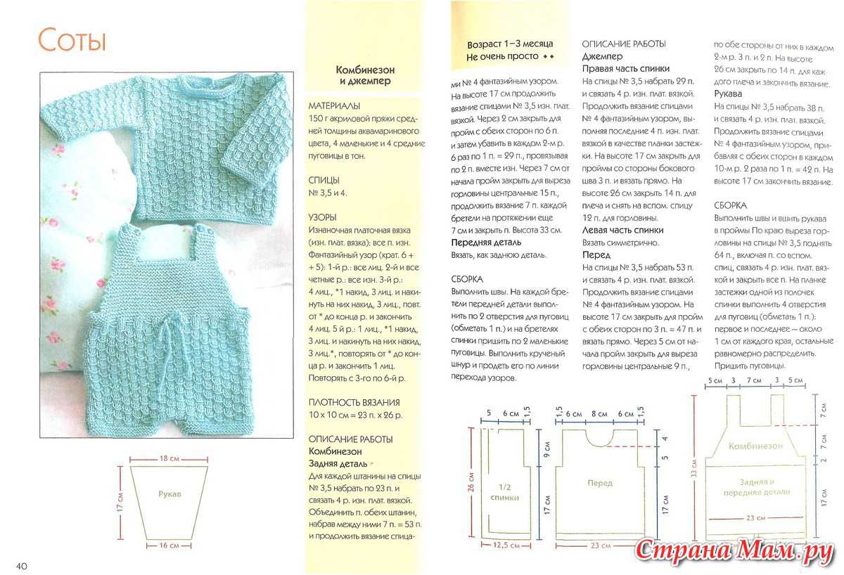 Вязание вещей для девочки 1-2 года спицами: простые и красивые модели