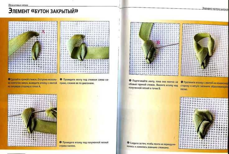 Как вышивать лентами: пошаговая инструкция для начинающих