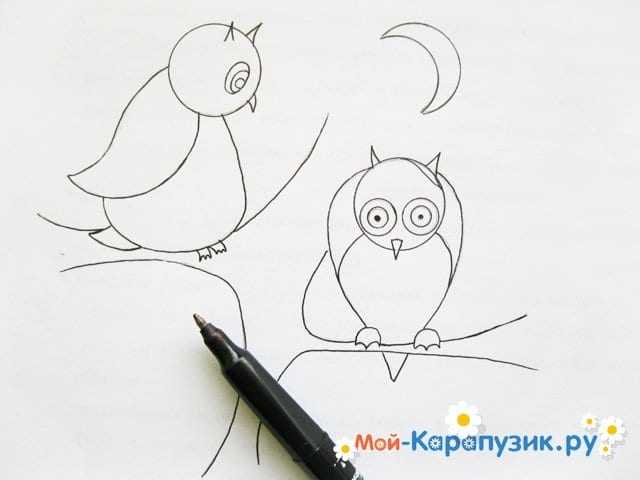 Как нарисовать елку карандашом поэтапно для начинающих
