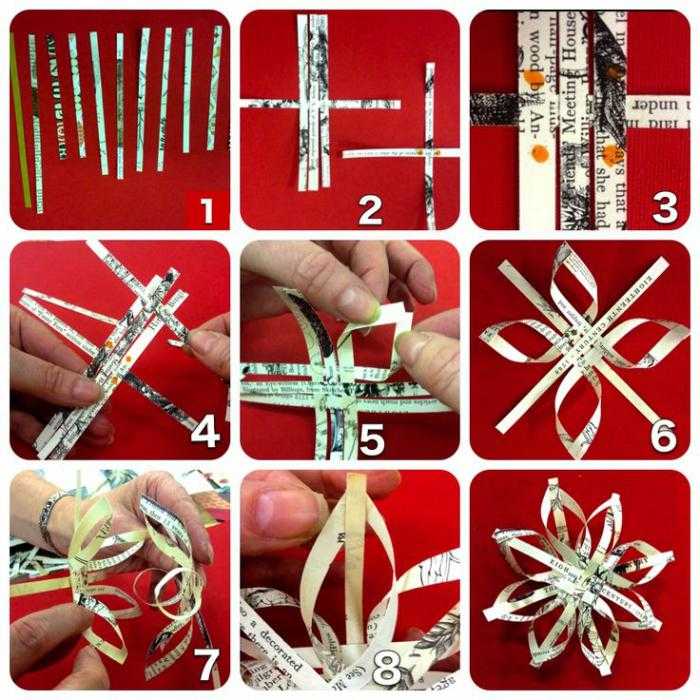 Мастер-класс новый год оригами китайское модульное снежинки из модулей +мини мк бумага