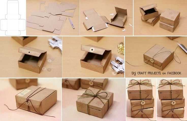 Коробка из картона своими руками — пошаговая инструкция