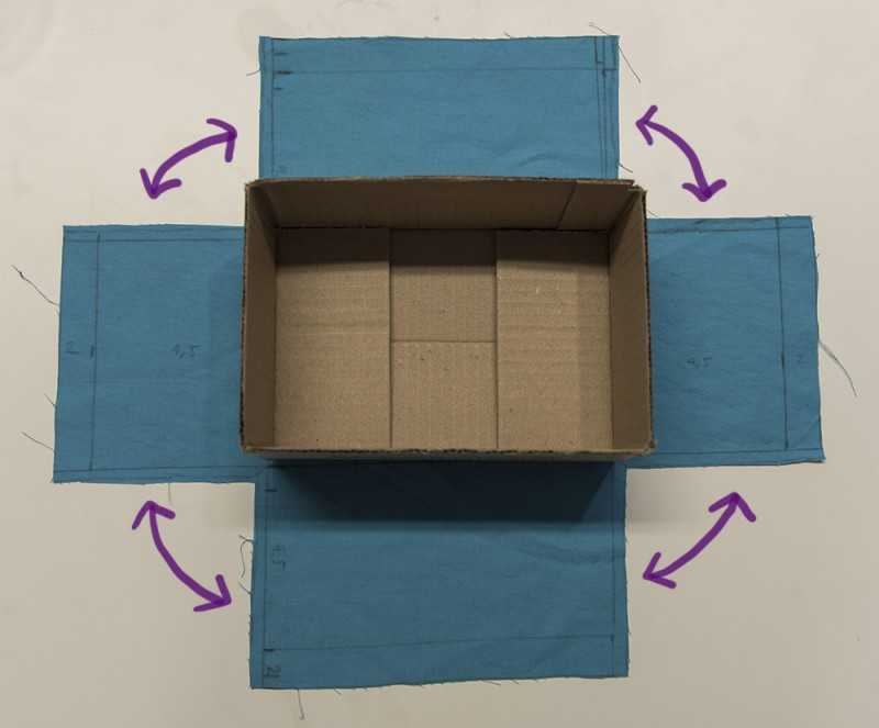 Коробка из картона своими руками — пошаговая инструкция