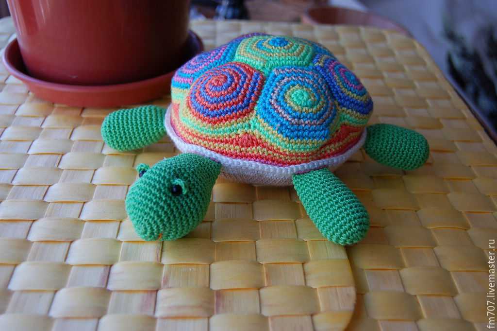 Вяжем крючком черепах — подборка схем вязания, описание