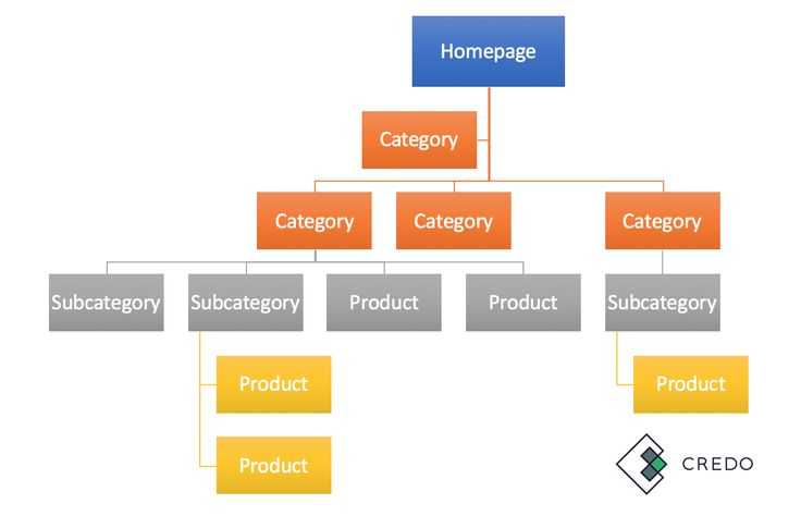Структура сайта: разработка структуры в виде схемы, типы и примеры