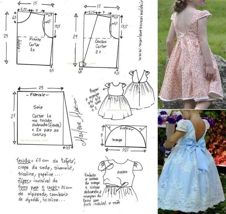 Как сшить платье для девочки: мастер-классы и выкройки | дама