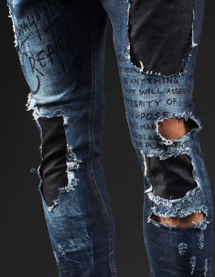 Как зашить дырку на джинсах — между ног, на коленке. методы и советы