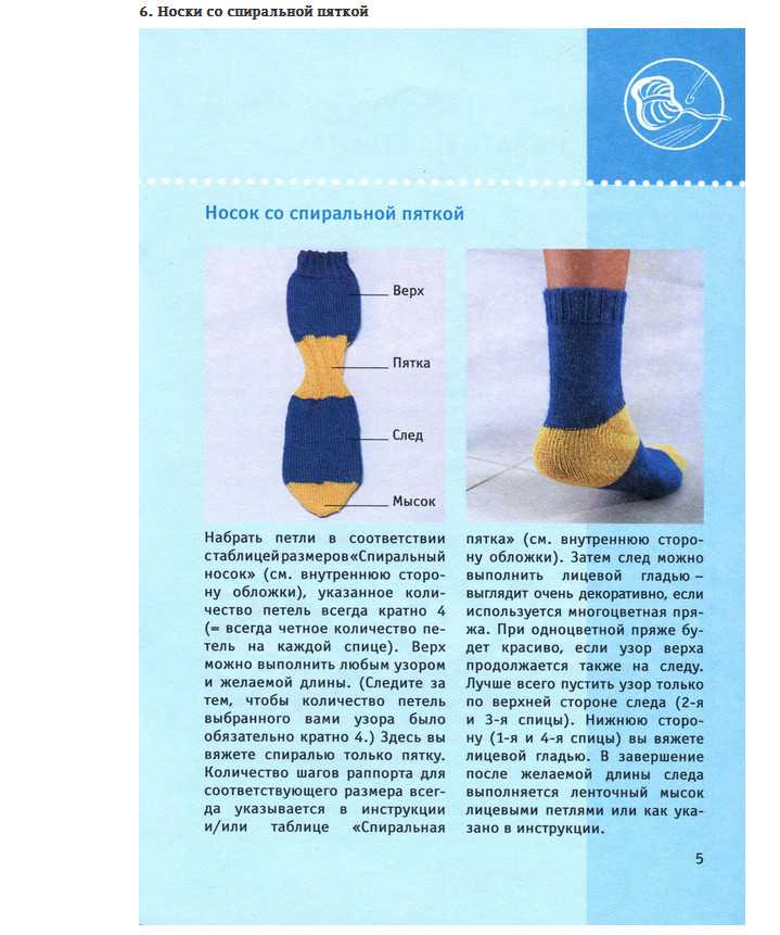Вязание носков спицами для начинающих пошагово с подробными схемами, инструкциями, описанием - сделай сам - медиаплатформа миртесен