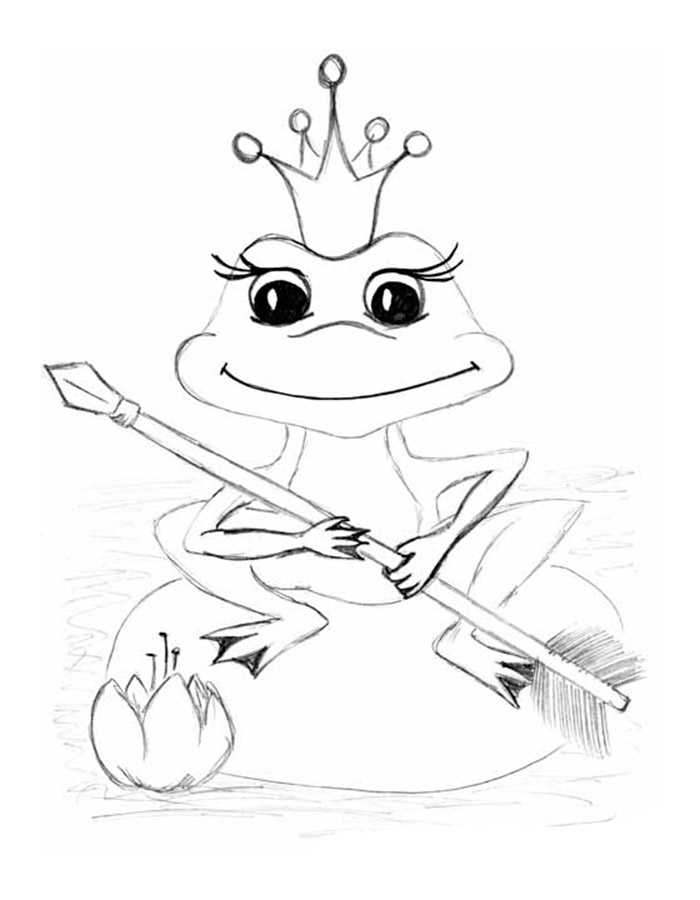 Как нарисовать лягушку поэтапно карандашом легко. лягушка-квакушка: рисуем с мамой. лягушка на болоте, в пруду, на кувшинке