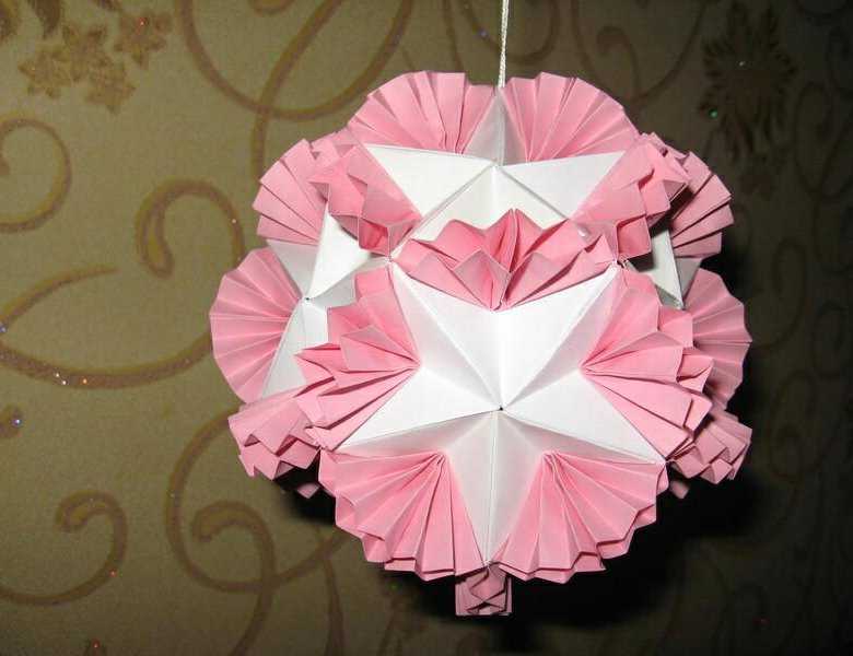 Кусудама: делаем модульный шар из бумаги своими руками. пошаговый фото мастер-класс по оригами для начинающих