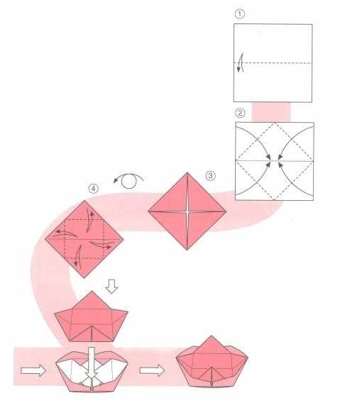 Как сделать корзинку оригами из бумаги. модульное оригами корзинка схемы. модульное оригами — сборка корзинки
