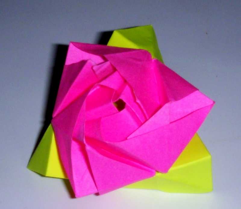Оригами из бумаги роза куб. мастер-класс по оригами: роза-куб трансформер