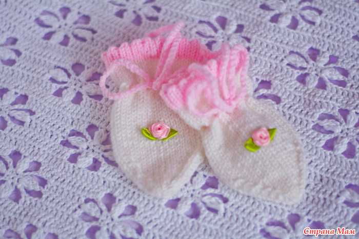 Комплект для новорожденной принцессы - вязание для детей - страна мам