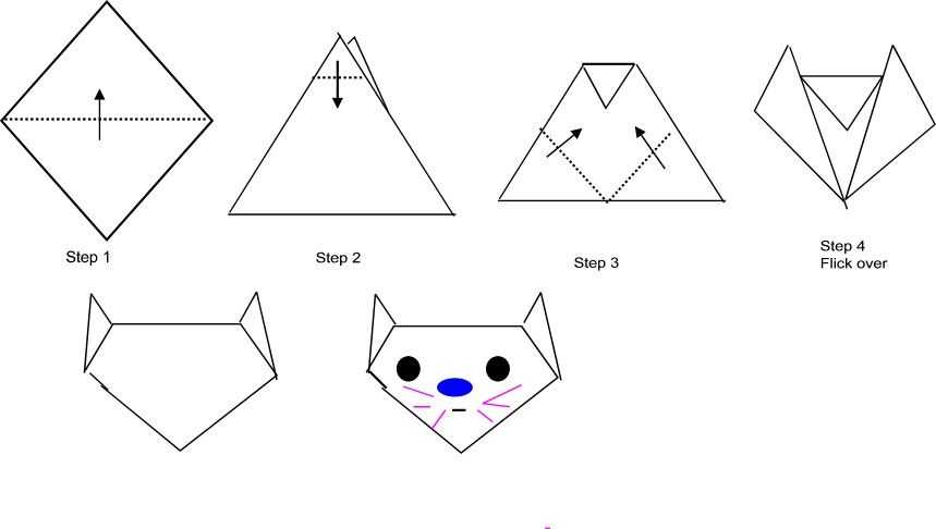 Схемы оригами для детей. оригами из бумаги для детей «веселый зоопарк»