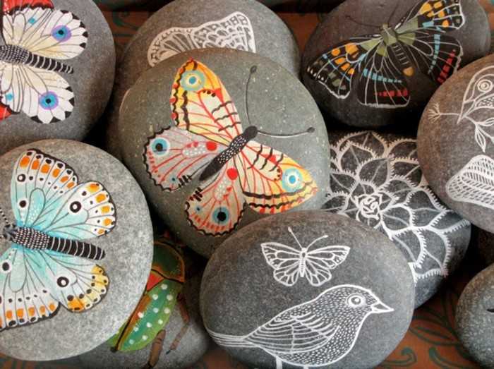 Рисунки на камнях: мастер-классы по росписи для начинающих пошагово