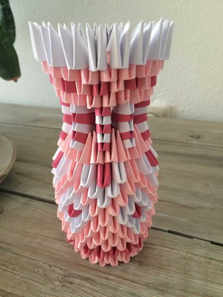 Оригами ваза — пошаговый мастер-класс сборки вазы из модулей своими руками, 140 фото лучших идей и схем