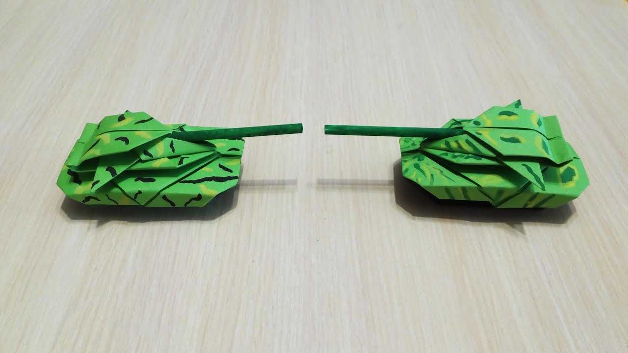 Оригами танк — схемы и подробное описание как изготовить бумажный танк просто и быстро (75 фото)