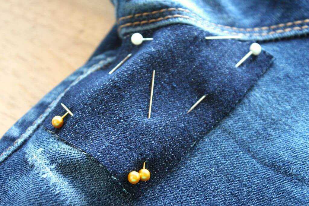 Как сделать заплатку на джинсах своими руками на коленке, как заштопать джинсы и залатать дырку