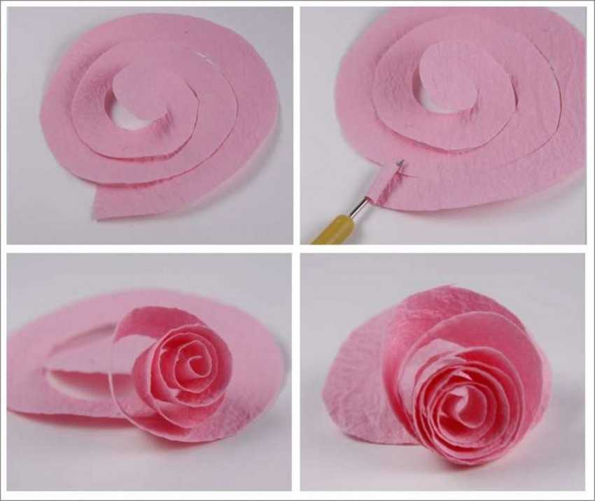 Розы из гофрированной бумаги: как сделать большие цветы